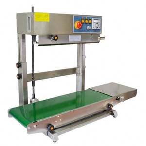 Máquina Selladora de Banda Continua Automática Vertical de Acero Inoxidable para Bolsas de Aluminio con Impresión de Fecha - Product Image 4