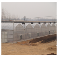 Grande serre agricole Offre Spéciale avec feuille de polycarbonate ondulé pour la couverture de concombre de tomate de laitue