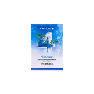 Numbuzin Icy Soothing Sheet Mask Tea <b>Tree</b> Panthenol Cooling Calming For Sun Stressed Skin 21ml - Product Image 2