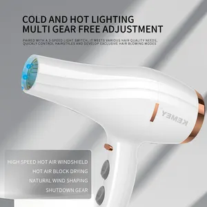 Kemey High Quality 1500W Salon High-power Hair Dryer Km-8220 Professional Hair Tools Hair Dryer For Home Travel Hotel