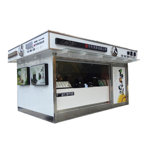 Quiosco de comida metálico para exteriores con puerta enrollable para uso comercial - Product Image 4