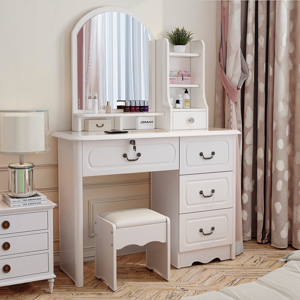 white christmas dresses Double Part Solid Teak Dressing Table main image 0