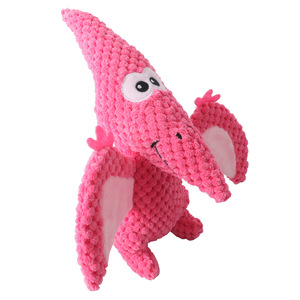 High Quality Wholesale Pet Dog Chew Toys Cartoon Stuffed <b>Dinosaur</b> Pterosaur Durable Interactive Pet Dog Plush Squeaky Toys - Product Image 5