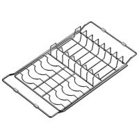 YOTO Panier de vidange réglable en acier inoxydable pour évier, bac de drainage multifonctionnel pour cuisine, évier télescopique pour lavage de légumes