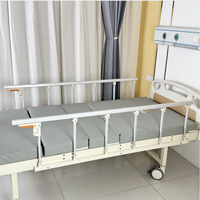 Barrière de lit médical pliable en acier inoxydable pour mobilier hospitalier, lit de soins à domicile et lit d'hôpital manuel