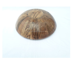 100% Pure Natural Polished Acacia <b>Wooden</b> Eco-Friendly Disposable <b>Fruit</b> Salad Serving <b>Bowl</b> for Party Home Hotel Restaurant Use - Product Image 6