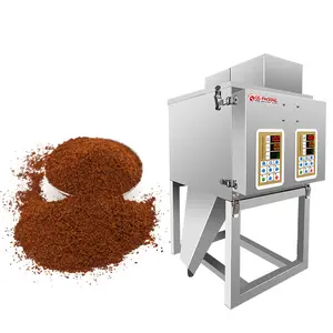 Filling machine for small business nuts filling machine double head semi automatic weighing packing machine powder