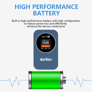 Bộ định tuyến bỏ túi không dây LTE <span class=keywords><strong>Internet</strong></span> tiên tiến với khe cắm thẻ không dây Bộ định tuyến thẻ mạng không dây với pin - Product Image 3