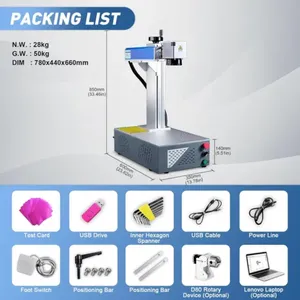 เครื่องมาร์กกิ้งด้วยเลเซอร์แบบพกพาความเร็วสูง Wdotmark สำหรับพลาสติก - Product Image 5
