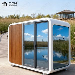 Cabaña Portátil Tipo Cápsula de Apple, Mini Casa Prefabricada para Complejos Turísticos Forestales, Glamping, Jardín, Habitación de Invitados, Alojamiento al Aire Libre - Product Image 1