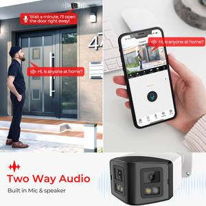 США в наличии, совместимая с 4-мегапиксельной двойной объективом, панорамная 2-сторонняя аудиокамера 180 °, IP-камера - Product Image 6