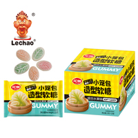 Bonbons Gélifiés en Gros en Forme de Raviolis, Mélange de Saveurs Fruitées, Snacks Halal, Bonbons Moelleux et Masticables