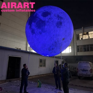 <span class=keywords><strong>Marionetas</strong></span> Inflables de Luna para Decoración y Desfiles, Marioneta Inflable de Luna con Luces LED - Product Image 4