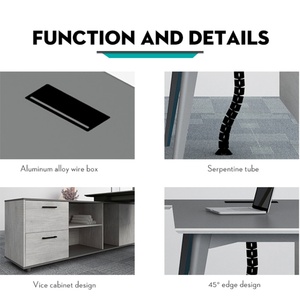 China Supplier Executive Office Furniture Modern Luxury Design Executive boss <b>Table</b> Desk Office Desk - Product Image 3