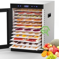 12 Lagen Grote Capaciteit Voedsel Dehydrator Droger Voor Groente En Fruit