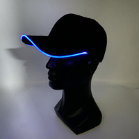 Cappelli da Baseball LED Luminosi Personalizzabili con Logo, Cappelli Neon per Uomo e Donna, Cappelli Hiphop per Feste e Costumi