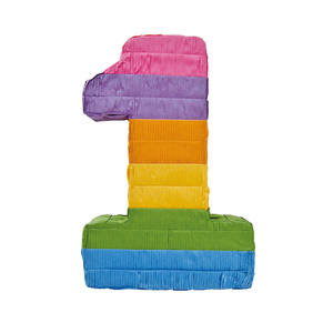Nouveau dernier style arc-en-ciel numéro 10 <span class=keywords><strong>Pinata</strong></span> pour fête d'anniversaire d'enfants - Product Image 6
