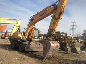 Excavadora de ruedas 210W-7 usada, alta calidad - Product Image 5