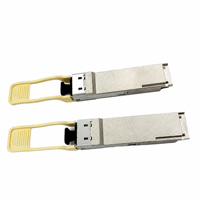 Transceiver Optik Single-mode 40G QSFP+ Jangkauan 100m LC 850nm Peralatan Transceiver Serat Optik untuk Jaringan FTTH 4G Wi-Fi