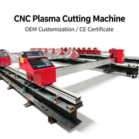 Machine de découpe CNC à double rail, découpeuse plasma CNC pour tôles métalliques, personnalisation OEM disponible