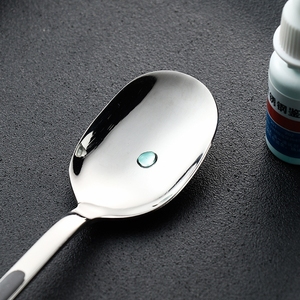 Cuillère à dessert coréenne à long manche en acier inoxydable 304 DFU0168, cuillère à glace d'été, cuillère à café, cuillère à mélanger - Product Image 4