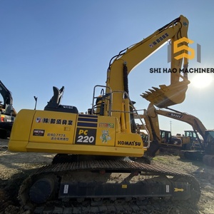 Excavadora de cadenas KOMATSU PC220 de 22 toneladas, calidad japonesa original para trabajos de construcción y edificación de alta intensidad. - Product Image 2