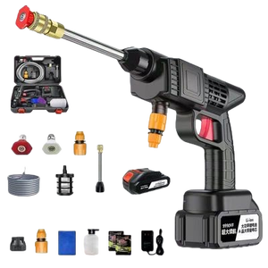 Bomba de <span class=keywords><strong>Alta</strong></span> Presión Portátil con Batería de Litio, Equipo de Lavado de Autos de 12V al por Mayor, <span class=keywords><strong>Pistola</strong></span> de <span class=keywords><strong>Agua</strong></span> de <span class=keywords><strong>Alta</strong></span> Presión - Product Image 1