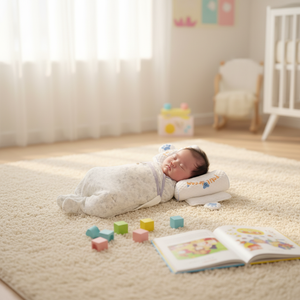 <span class=keywords><strong>Oreiller</strong></span> oblong sur mesure en coton pur tricoté, inclinable, amovible, lavable, doux pour le sommeil et l'allaitement - Product Image 4