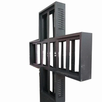 Letrero LED para Exteriores P8 a Todo Color con Pantalla Cruzada para Farmacias, Sistema de Control Novastar, WIFI/4G/USB