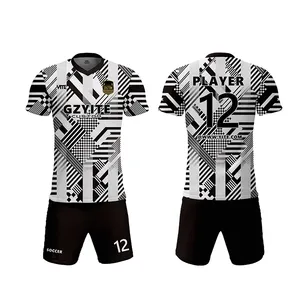 2024 Youth adults kits uniform football wear custom soccer jersey with good quality soccer jersey uniform