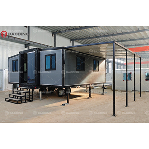 Kant En Klaar 20ft 40ft Verzending Prefab <span class=keywords><strong>Container</strong></span> Uitbreidbaar Huis Te Koop Licht Staal Opvouwbare Geprefabriceerde Woning Villa 5 Slaapkamer