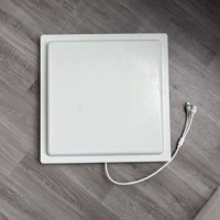 Lector RFID UHF C-Readertek Blanco de 12dbi con ABS para Control de Asistencia Escolar, Etiqueta de Tarjeta RFID ISO 18000-6C, Alcance de 12-20m, -40-60°C