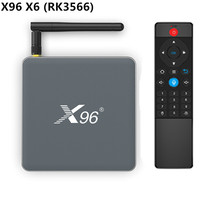 Reproductor multimedia X96X6 RK3566 BT4.0 8K H.265 HEVC, Android 11, control remoto infrarrojo, TV Box