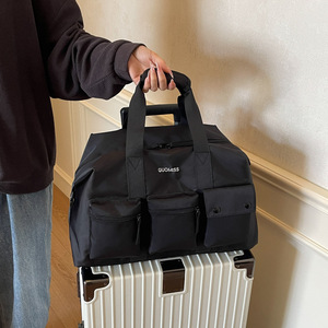 Nouveauté : Sac de voyage polyvalent et tendance pour le week-end, idéal pour les voyages et le sport, sac fourre-tout décontracté avec bandoulière, sac de voyage Oxford personnalisé - Product Image 6