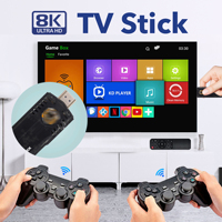 Console de Jeu Rétro Mini en Gros, Boîtier TV Android, Console de Jeu Vidéo Sans Fil 4K HD, Clé de Jeu Lite avec Manette
