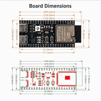Carte de développement ESP32-S3 WiFi sans fil + module MCU double cœur pour robot intelligent IA, tension standard