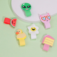 Organisateur de câbles créatif et mignon en PVC souple avec bouton-pression, support de rangement pour écouteurs et câbles, modèle chinois