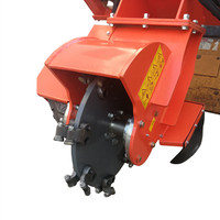 Trincia Forestale Crusher Machine pour tracteur Baumstumpffrse Stump Grinder pour Mini Skid Steer Excavator Stump Grinder