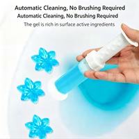 Gel nettoyant WC parfumé naturel, désodorisant floral en gel, écologique et efficace
