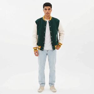Wholesale Custom 2026 Street Wear Embroidery Letter <b>Baseball</b> <b>Jacket</b> Latest Winter Windbreaker CollegeBaseballjacket <b>for</b> <b>men</b> - Product Image 1