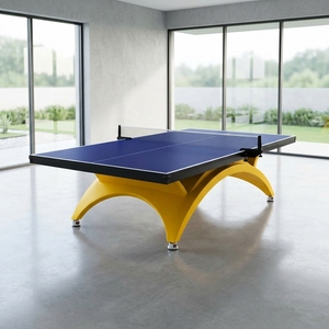 <span class=keywords><strong>Mesa</strong></span> de <span class=keywords><strong>Ping</strong></span> <span class=keywords><strong>Pong</strong></span> Profesional para Interiores Rainbow Leg de 25 mm, <span class=keywords><strong>Mesa</strong></span> de Tenis de <span class=keywords><strong>Mesa</strong></span> Resistente al Agua y a los Rayos UV de Grado Torneo - Product Image 4