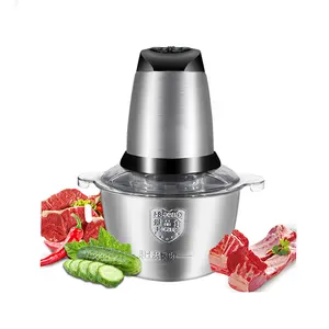 2l/3l/6l/12l Hot Selling With, 2/3/5 Blades 2 Speed Mini Meat And Vegetable Slicer Chopper Grater Meat Grinder/