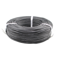 Conducteur Flexible fil et câble d'alimentation résistant aux hautes températures fil haute tension cuivre étamé AWG 12 14 16 caoutchouc de silicone