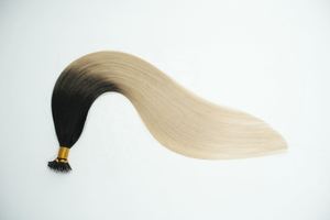 Nano Tip Hair <b>Extensions</b> Invisible Nano Ring Hair <b>Extensions</b> Ombre Straight <b>Micro</b> Bead Nano Ring Tip Hair <b>Extensions</b> - Product Image 4