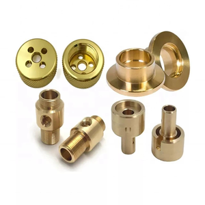 Pièces de raccordement filetées usinées sur commande en laiton CNC pour équipement électronique, service OEM ODM - Product Image 1