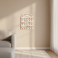 Tableau de Routine Quotidienne pour Enfants en Bois, Décoration et Jouet, Cadeau Personnalisé, Design Moderne et Simple, Vente Flash Transfrontalière