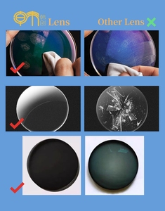 Tròng kính chống phản quang 1.60 1.67 chỉ số khúc xạ cao, chống ánh sáng xanh, đổi màu theo ánh sáng, PGX Blue Shmc, phi cầu, nhựa EMI, quang học, màu xám quang học - Product Image 4