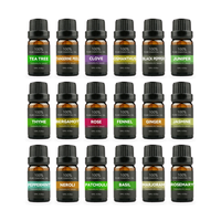 Huile essentielle d'aromathérapie 10 ml, bois de santal, lavande, myrrhe, pour la peau, le corps, diffuseur, humidificateur et bougie
