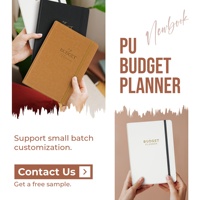 Échantillon Gratuit - Carnet Personnalisé à Couverture Rigide - Cadeaux Promotionnels d'Entreprise - Planificateur Budgétaire A5 en Cuir PU avec Bande Élastique et Autocollant Enveloppe