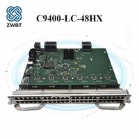 Tarjeta de Línea UPOE+ Cisco Catalyst Serie 9400 Original de 48 Puertos 10G MGig (RJ-45) C9400-LC-48HX= Módulo de Switch Cisco